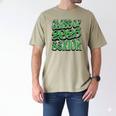 Class Of 2025 Senior Green Student Graduation Men's Comfort Colors T-Shirt Khaki