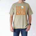 Color Guard Dad Flag Flipping Father Men's Comfort Colors T-Shirt Khaki