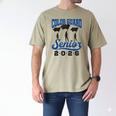 Color Guard Senior 2026 Flags Marching Band Graduation Grad Men's Comfort Colors T-Shirt Khaki