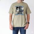 Cool Alpha Wolf Meme Don't Worry Kitten Daddy's Here Men's Comfort Colors T-Shirt Khaki