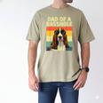 Cool Basset Hound For Men Dad Dog Basset Hound Lovers Men's Comfort Colors T-Shirt Khaki
