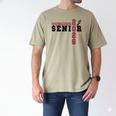 Cross Country Senior Night XC Senior 2026 Graduation 90 Men's Comfort Colors T-Shirt Khaki