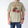Cute Gingerbread Man Reading Book Nerd Christmas Bookish Men's Comfort Colors T-Shirt Khaki Cute Gingerbread Man Reading Book Nerd Christmas Bookish Men's Comfort Colors T-Shirt Khaki
