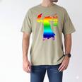 Dabbing Graduate 2018 Graduation Celebration Men's Comfort Colors T-Shirt Khaki