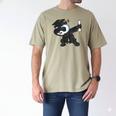 Dabbing Panda Bear Graduation Senior 2019 Shirt Men's Comfort Colors T-Shirt Khaki