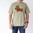 Dachshund Graduation 2018 Dog Graduation Shirt For Men Women Kids Men's Comfort Colors T-Shirt Khaki