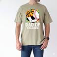 Dad Of Ballers Baseball Soccer Basketball Dad Men's Comfort Colors T-Shirt Khaki