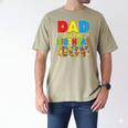 Dad Of The Birthday Boy Building Block Birthday Men's Comfort Colors T-Shirt Khaki