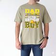 Dad Of The Birthday Boy Construction Truck Men's Comfort Colors T-Shirt Khaki