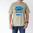 Dad Of The Birthday Boy Cool Gamer Video Game Birthday Men's Comfort Colors T-Shirt Khaki