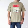 Dad Of The Birthday Boy Shirt Soccer Party Family Daddy Men's Comfort Colors T-Shirt Khaki