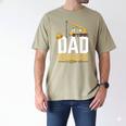 Dad Birthday Crew Construction Men's Comfort Colors T-Shirt Khaki