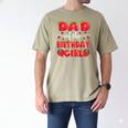 Dad Of The Birthday Girl Strawberry Family Matching Men's Comfort Colors T-Shirt Khaki