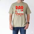 Dad Of The Birthday Princess Strawberry Theme Bday Party Men's Comfort Colors T-Shirt Khaki
