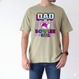 Dad Of The Bowler Girl Matching Family Bowling Birthday Men's Comfort Colors T-Shirt Khaki