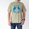 To My Dad In Heaven I Miss You Men's Comfort Colors T-Shirt Khaki
