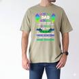For My Dad In Heaven Touching Tribute For Passed Away Father Men's Comfort Colors T-Shirt Khaki