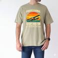 Dad Joke Farter Professional Crop Duster Men's Comfort Colors T-Shirt Khaki