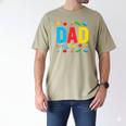 Dad Master Builder Building Bricks Blocks Family Fathers Day Men's Comfort Colors T-Shirt Khaki