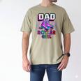 Dad Of Roller Girl Roller Skating Birthday Matching Family Men's Comfort Colors T-Shirt Khaki Dad Of Roller Girl Roller Skating Birthday Matching Family Men's Comfort Colors T-Shirt Khaki