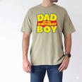 Dad Of The Toy Birthday Boy Story Theme B-Day Men's Comfort Colors T-Shirt Khaki