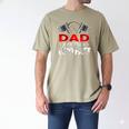 Dad Of The Two Fast Second Birthday Racing Car Family Men's Comfort Colors T-Shirt Khaki