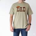 Dad Western Family Matching Birthday Cowboy Cowgirl Men's Comfort Colors T-Shirt Khaki