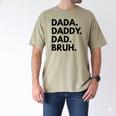 Dada Daddy Dad Bruh Dad Names Men's Comfort Colors T-Shirt Khaki