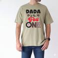Dada Of The Fast One Car Racing Dad 1St Birthday Boy Men's Comfort Colors T-Shirt Khaki