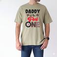 Daddy Of The Fast One Car Racing Dad 1St Birthday Boy Men's Comfort Colors T-Shirt Khaki