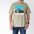 Daddy Is My Hero Police Toddler Police Officer Cop Boys Kids Men's Comfort Colors T-Shirt Khaki