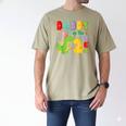 Daddy Of The Two Rex 2Nd Birthday Boy Dinosaur T-Rex Men's Comfort Colors T-Shirt Khaki
