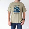 Dads Are Like Dragons Legendary Protective Fatherhood Men's Comfort Colors T-Shirt Khaki