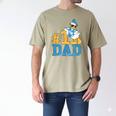 Disney Donald Duck Number One Dad Sunglasses Father's Day Men's Comfort Colors T-Shirt Khaki