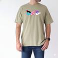 Disney Minnie Mouse And Daisy Duck Dad Father's Day Birthday Men's Comfort Colors T-Shirt Khaki