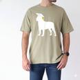English Mastiff Graduation Dog Graduate Men's Comfort Colors T-Shirt Khaki