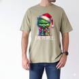 Ew People Meowy Cat Christmas Introvert Men Women Men's Comfort Colors T-Shirt Khaki