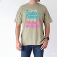 Family Tee I Got My Daddy's Temper And Mama's Attitude Men's Comfort Colors T-Shirt Khaki