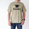 Finally I'm Graduate Graduation Men's Comfort Colors T-Shirt Khaki