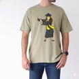 Flossing Graduation Class Of 2019 Women Men's Comfort Colors T-Shirt Khaki