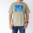Frutiger Aero Beach Y2k Aesthetic Palm Tree Sand Ocean Premium Men's Comfort Colors T-Shirt Khaki Frutiger Aero Beach Y2k Aesthetic Palm Tree Sand Ocean Premium Men's Comfort Colors T-Shirt Khaki