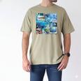Frutiger Aero Retro Vibes Men's Comfort Colors T-Shirt Khaki