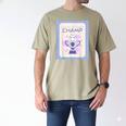 Fun Cute Introvert Cat Character Trophy For Men Women Men's Comfort Colors T-Shirt Khaki