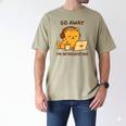 Go Away I'm Introverting Cozy Cat With Laptop And Coffee Men's Comfort Colors T-Shirt Khaki Go Away I'm Introverting Cozy Cat With Laptop And Coffee Men's Comfort Colors T-Shirt Khaki