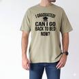 Can I Go Back To Bed Graduation 2021 Men's Comfort Colors T-Shirt Khaki