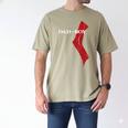 God Of Boy Dad Video Game Tshirt Father's Day Edition Men's Comfort Colors T-Shirt Khaki
