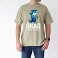 Grad Class Of 2025 Boys Shark Graduation Graduated Men's Comfort Colors T-Shirt Khaki