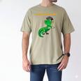Graduation Dinosaur Smarty Saurus Rex Diploma Dinosaur Men's Comfort Colors T-Shirt Khaki