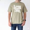 Graduation Graduation I'm Smarter Than I Look Men's Comfort Colors T-Shirt Khaki