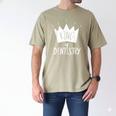 Graduation King Of Dentistry Dentist Or Hygienist Men's Comfort Colors T-Shirt Khaki